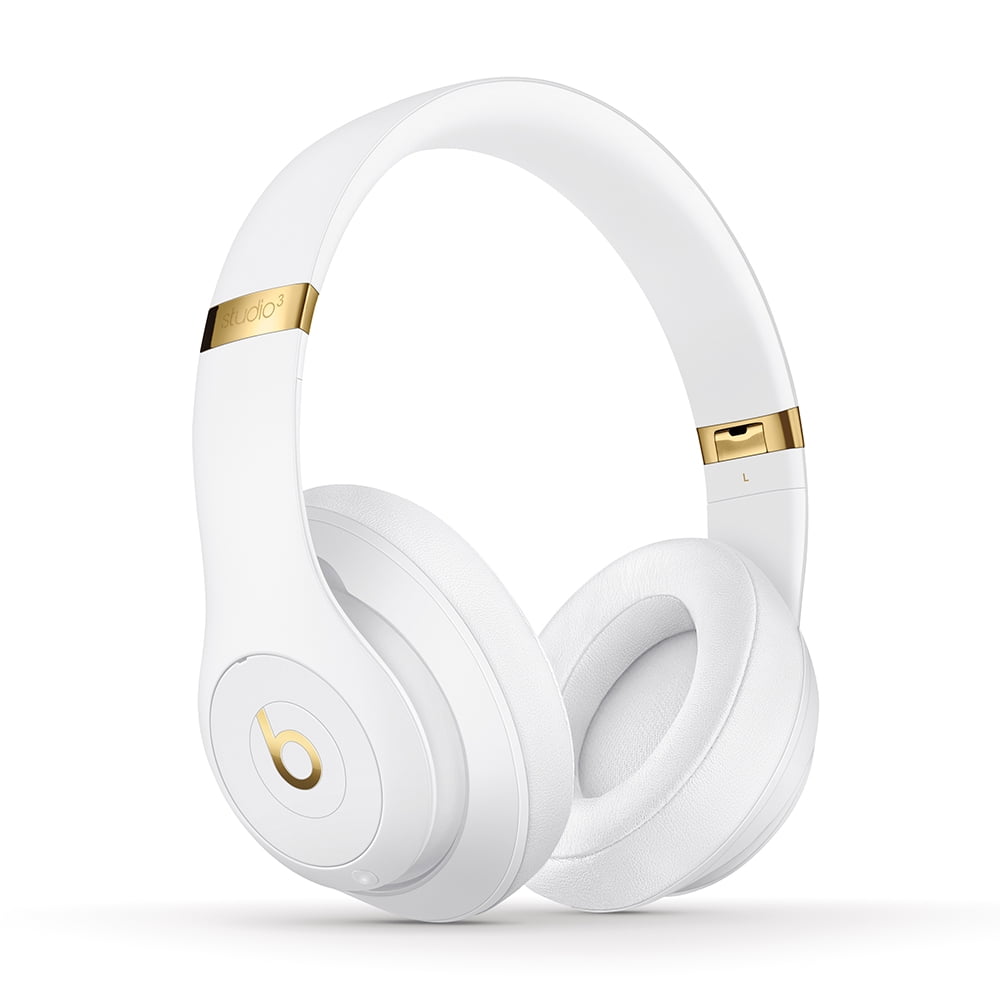 Beats Studio3 Wireless Noise Cancelling Headphones with Apple W1 Headphone Chip - White